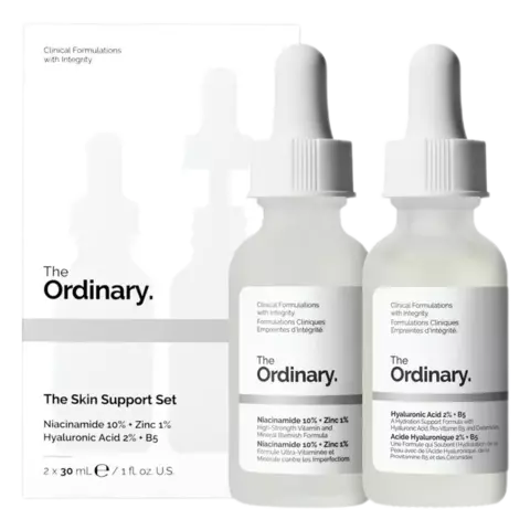 The Ordinary - Kit Niacinamide e Ácido Hialurônico