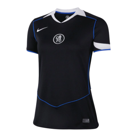 Camisa Chelsea III 25/26 - Torcedor Nike Feminina - Preta