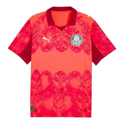 Camisa Palmeiras Edição especial Mundial de Clubes Goleiro 25/26 - Torcedor Puma Masculina - Laranja