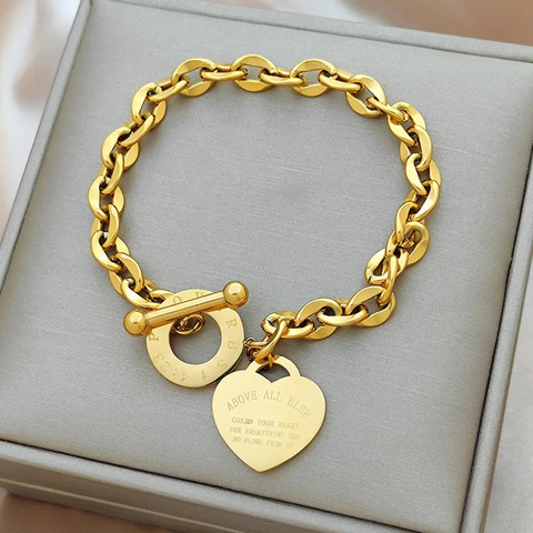Pulsera de Lujo Protege Tu Corazon