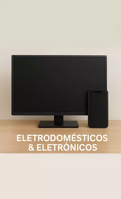 Banner da categoria ELETRODOMÉSTICOS E ELETRÔNICOS