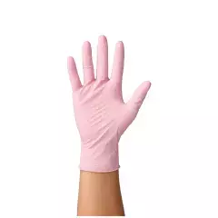 Luva De Vinil Descarpack Sem Pó Tam P, M,G Descartável Com 100 Unidades