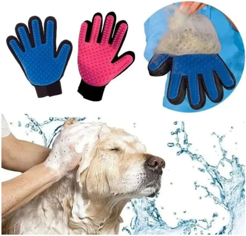 Luva Massageadora e Removedora de Pelos Para Animais De Estimação - comprar online