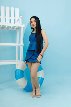 Conjunto Livia Azul na internet