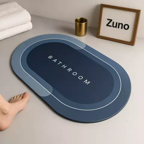 Alfombra Baño Absorbente Ovalada - comprar online