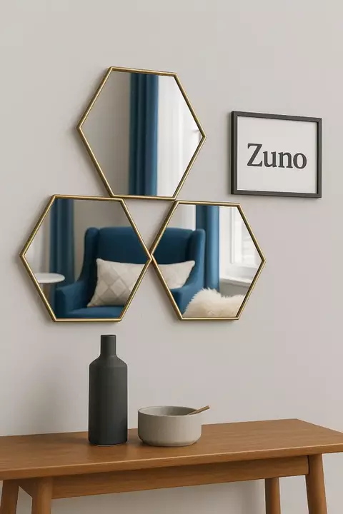 3x1 Espejos Hexágono - comprar online