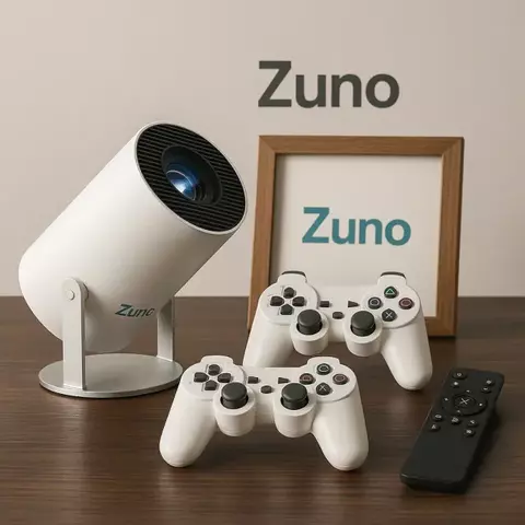 Proyector tv box Android Wifi + 2 joystick - comprar online