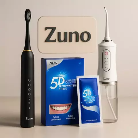 2X1 Cepillo De Dientes Eléctrico + Irrigador Bucal + Tiras De Gel Blanqueamiento De Regalo - comprar online