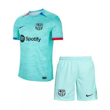 Kit Infantil Barcelona Third 23/24 - Azul - comprar online