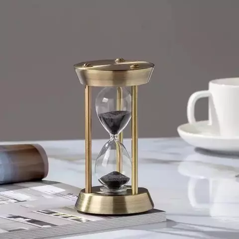 AMPULHETA temporizador ornamento mini luxo