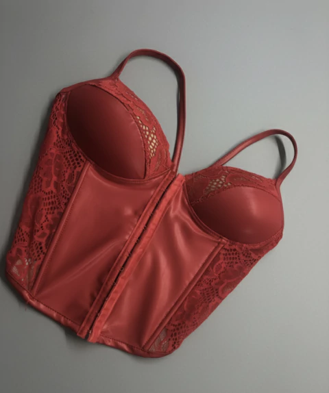 CORSELET FEIXO FRENTE