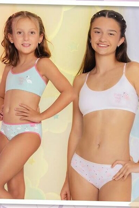 MAREY 752 - CONJUNTO TOP ALGODON Y LYCRA ESTAMPADO CON BOMBACHA (MRY-752)