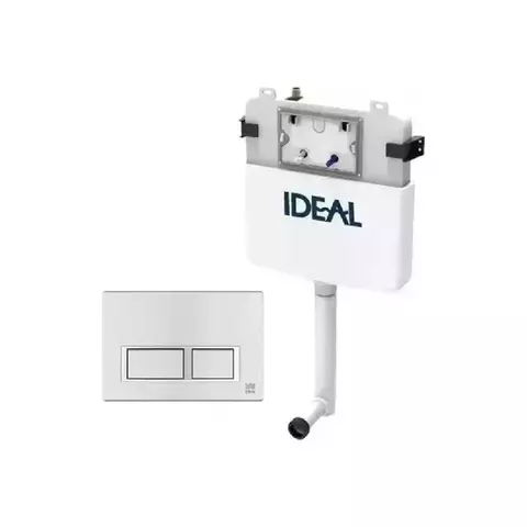 Depósito Ideal Embutir Suma 2 Dual + Tecla Melodia Blanca - comprar online