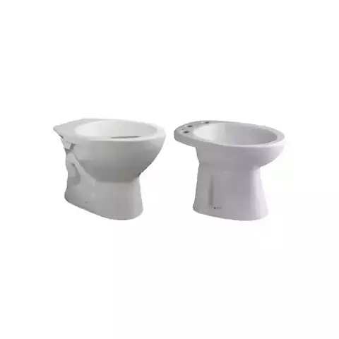 Juego De Baño Andina Ferrum Inodoro Corto, Bidet 3a - comprar online