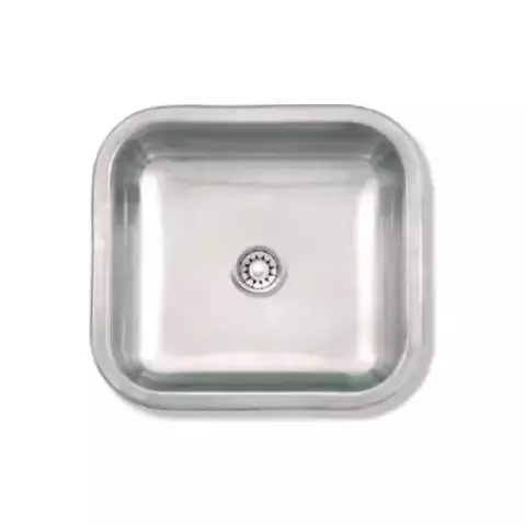 Bacha Cocina 102ec Acero Inoxidable 34x37 Cm - Mi Pileta Color Plateado - comprar online