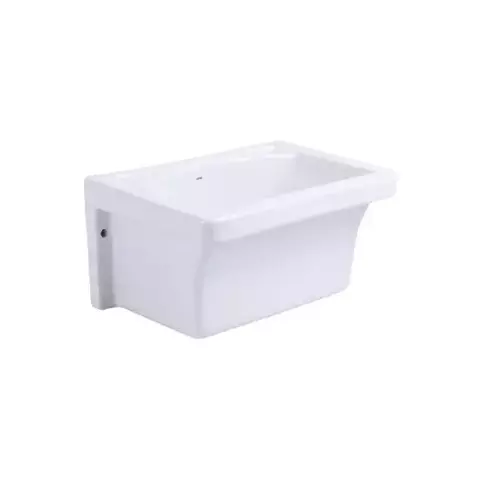 Roca Pileta Para Lavadero Capea 555x420 Mm De Losa Acabado Brillante Color Blanco - comprar online