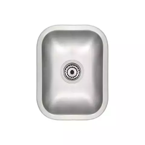 Bacha Cocina Mi Pileta 301 Simple 37x27x18 Bajo Mesada Color Plateado - comprar online