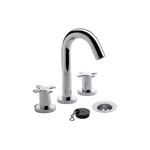 Grifería De Baño Fv Alerce 0207/d7 Color Cromo Y Acabado Cromado - comprar online