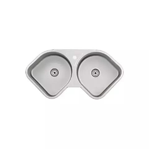 Bacha Cocina Mi Pileta 550 Bajo Mesada Color Plateado - comprar online