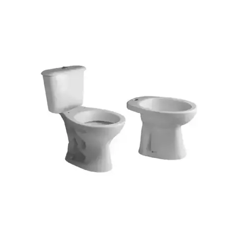 Juego De Baño Andina Ferrum Inodoro Largo, Deposito, Bide 1a - comprar online