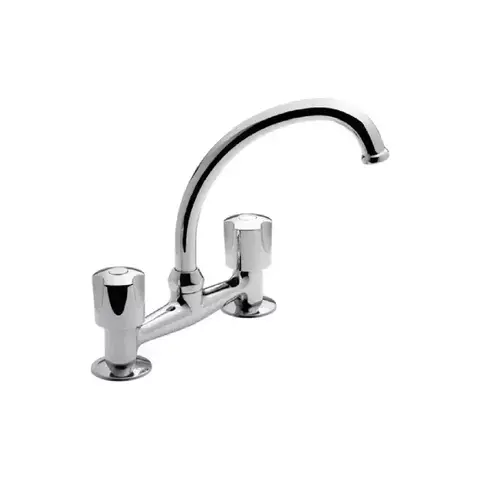 Griferia Para Cocina Fv Pampa De Mesada Cromo 413/b6 Acabado Cromado - comprar online