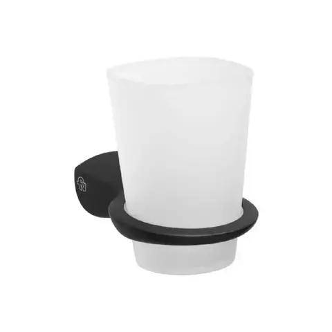 Porta Cepillo Dientes Vaso Baño Fv Epuyen Negro 0169/l2-ng - comprar online