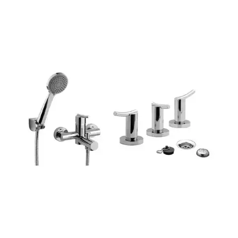 Juego Fv Libby Ducha Externa Y Bidet Doble Comando - comprar online