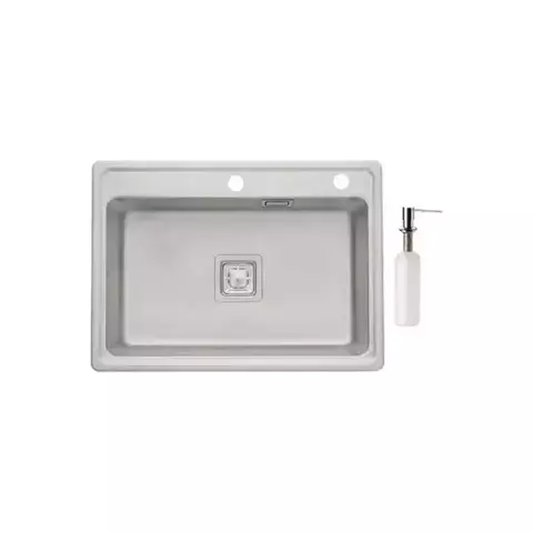 Bacha Cocina Simple Sobre Mesada Mi Pileta 783e Dosificador - comprar online