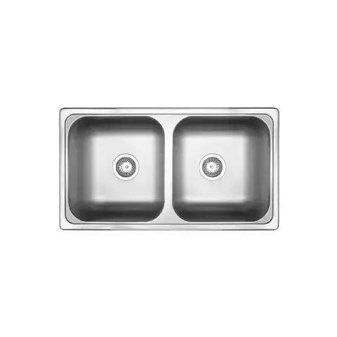 Bacha Cocina Mi Pileta Encastrabl Sobre Mes Empotrar 300e In Color Plateado - comprar online