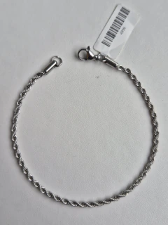 PULSEIRA CORDÃO BAIANO EM AÇO INOXIDÁVEL 20cm e 2,5mm - comprar online