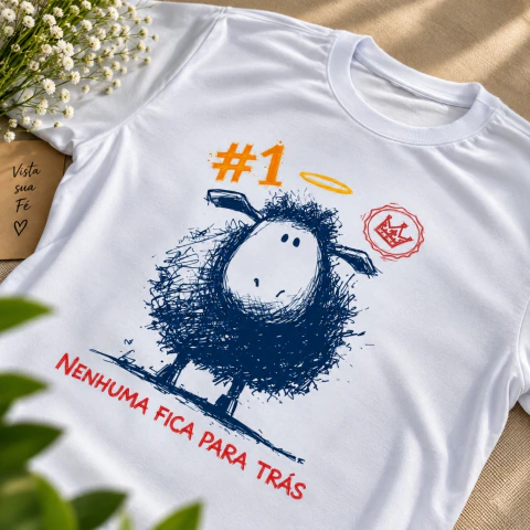 Camiseta: Nenhuma Fica para Trás