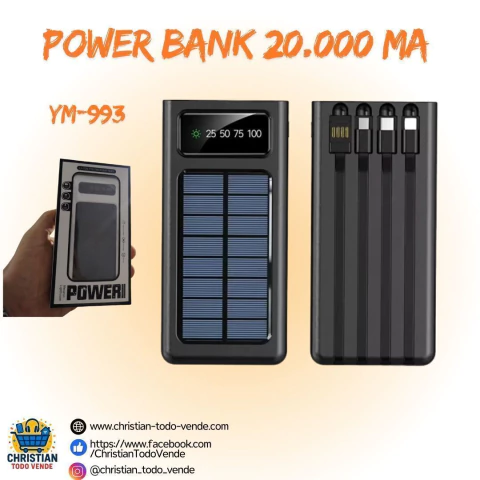 Power Bank YM-993 20.000mAh