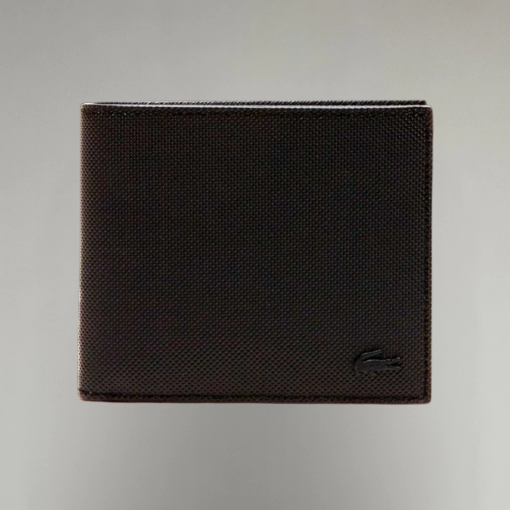 Carteira Lacoste Masculina Classic Petit Piquet Preta