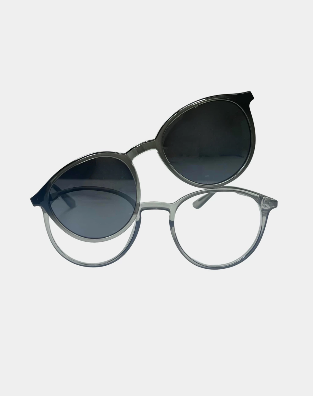 Armação de Grau Redondo com Clip-on 2 em 1 AM3197