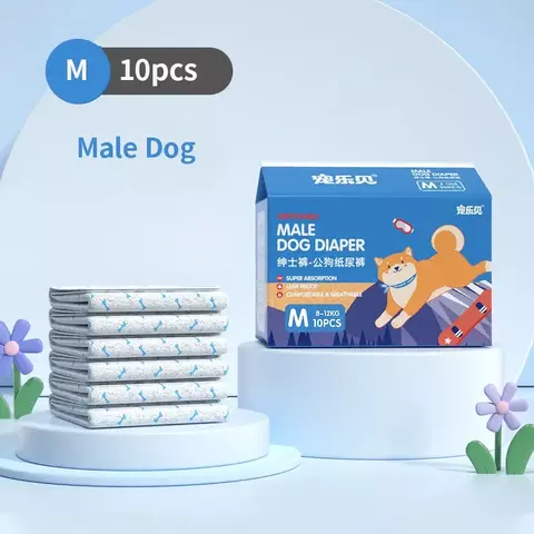 Fralda para cachorro feminino, super proteção, calças fisiológicas menstruai