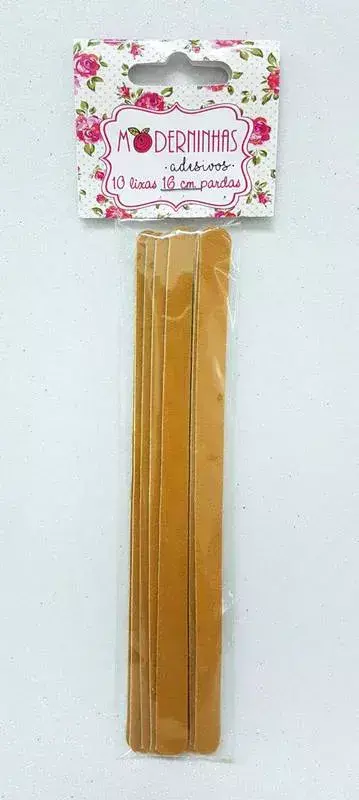 Lixa kit 10 lixas 16cm parda Moderninhas - comprar online