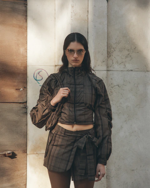 CAMPERA CROPPED ESCOCES