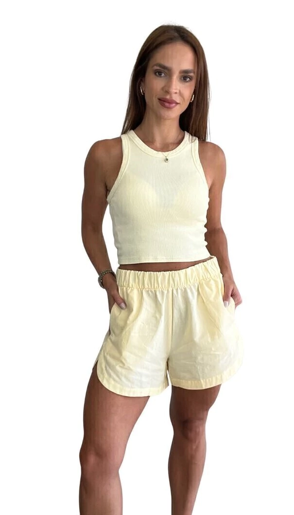 Short Boxer Amarelo