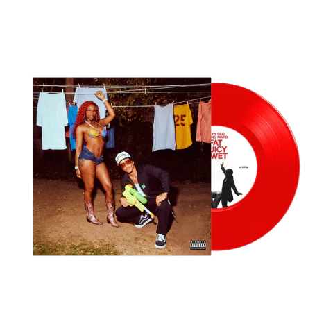 BRUNO MARS - Fat Juicy & Wet 7” SINGLE (Red) - VINIL