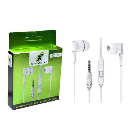 Fone de Ouvido Microfone em Plástico XC-F-17