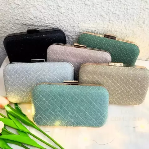 Bolsa Tiracolo / Carteira Feminina Com Glitter Para Festa / Banquete /Casamento