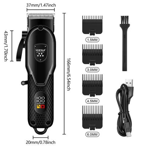 Kit: Máquina Profissional com display digital LCD