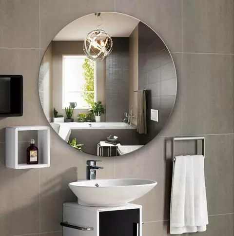 Espelho decorativo de acrílico redondo - comprar online
