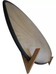 RackV1TPremium :: Soporte PREMIUM Madera para 1 Tabla Forma V | Rack Horizontal Surf, SUP, Snow - 4Board Argentina Muebles Hogar Surf Snowboard 