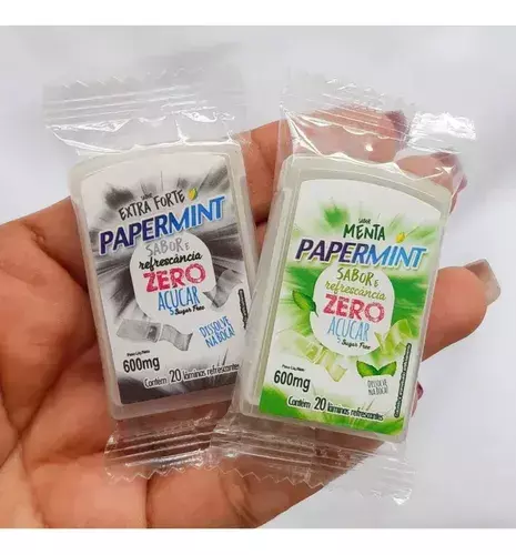 Papermint Lâmina Bucal Comestível 20 Unid - comprar online