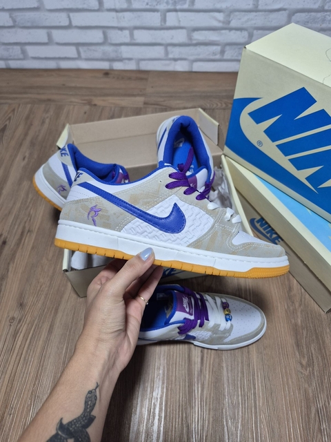 DUNK SB - BRANCO/AZUL/BEGE