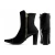 Bota Cano Curto Bico Fino Salto Grosso Zíper Arrasadora - comprar online