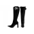 Bota Biker Bico Fino Cano Longo Alto Fivela Arrasadora - comprar online