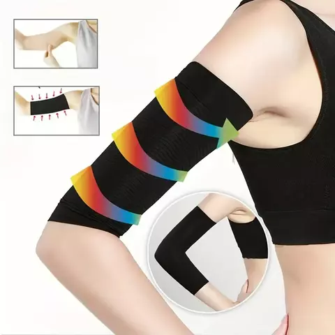 Manga modeladora SlimFit Compressão