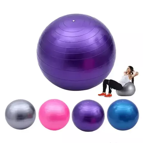 Bola de Pilates PVC Inflável 45cm a 85cm